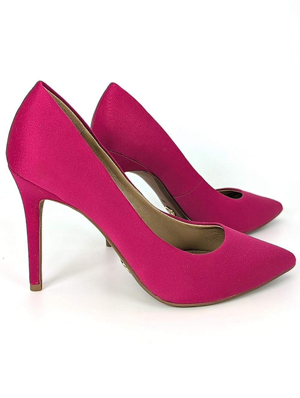 Michael By Michael Kors Hot Pink Stiletto Pump Heels  Pointy Toe Fushia Size 6